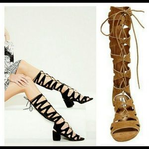 Steve Madden Lorraine Gladiator High Heel Sandal 8